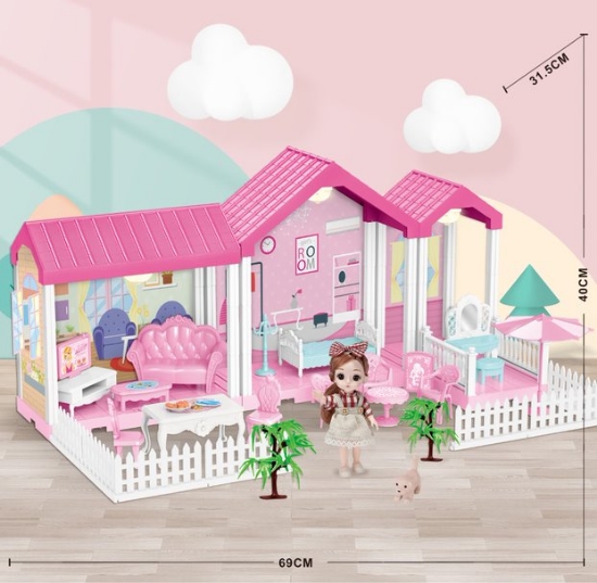 Your store. Diy House Princess House +6 Inch Doll with 3 Lights