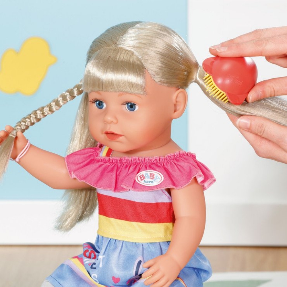 Baby born sales doll with hair